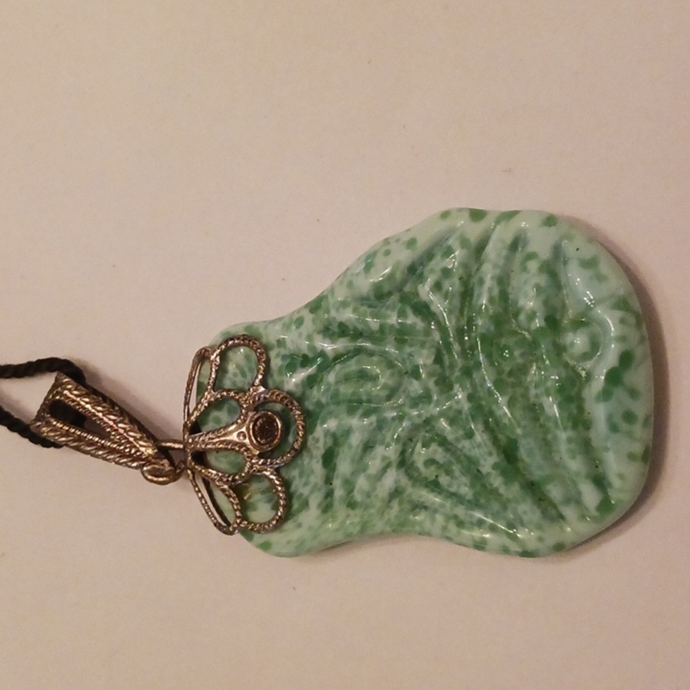 3 necklaces 2028 crystal and pottery - Picture 6 of 6